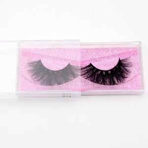 5D Mink Hair False Eyelashes Wispy Cross Fluffy